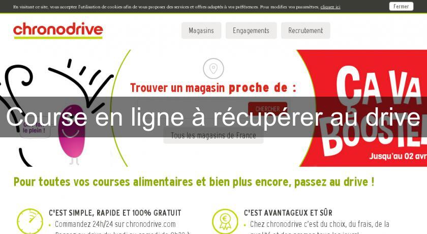 Course en ligne à récupérer au drive Course en ligne à récupérer au drive