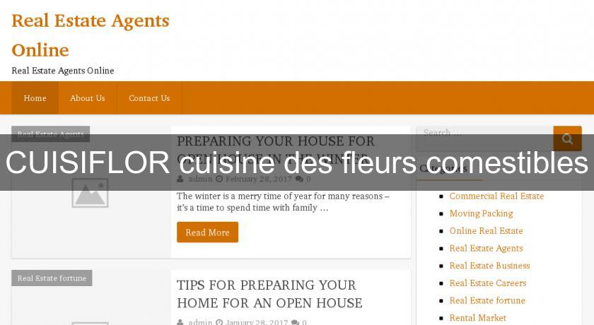 CUISIFLOR cuisine des fleurs comestibles CUISIFLOR cuisine des fleurs comestibles
