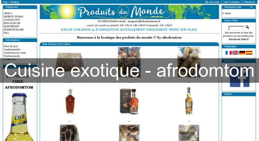 Cuisine exotique - afrodomtom Cuisine exotique - afrodomtom