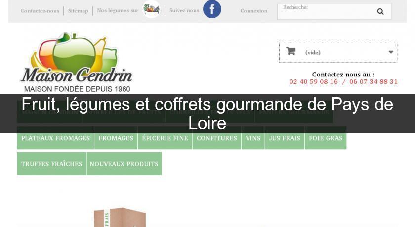 Fruit, légumes et coffrets gourmande de Pays de Loire Fruit, légumes et coffrets gourmande de Pays de Loire