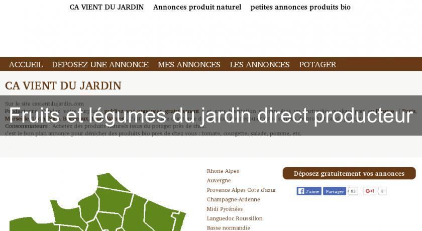 Fruits et légumes du jardin direct producteur Fruits et légumes du jardin direct producteur