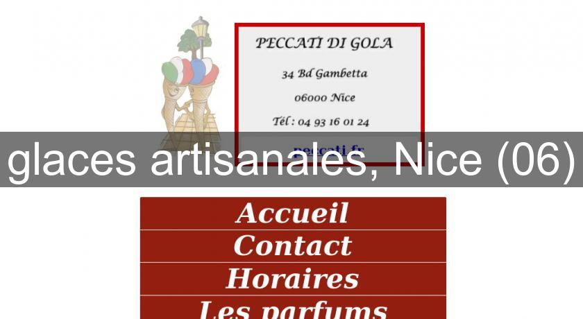 glaces artisanales, Nice (06) glaces artisanales, Nice (06)