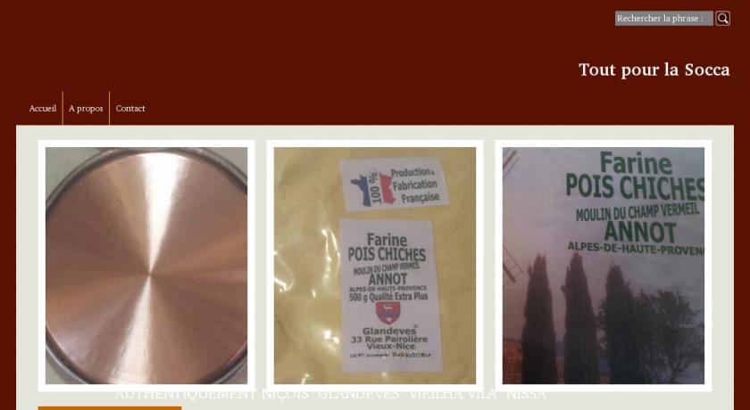 Ingrédients et ustensiles pour cuisiner la Socca, à Nice Ingrédients et ustensiles pour cuisiner la Socca, à Nice