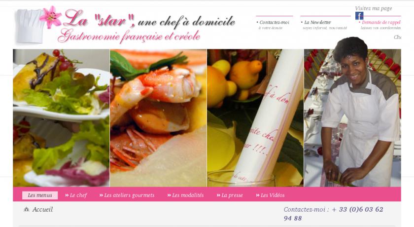 la "star", une chef à domicile la "star", une chef à domicile