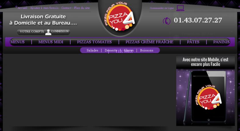 livraison pizza et tex mex, Paris 12 livraison pizza et tex mex, Paris 12