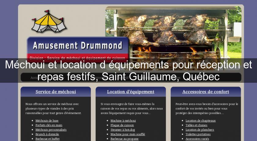 Méchoui et location d'équipements pour réception et repas festifs, Saint Guillaume, Québec Méchoui et location d'équipements pour réception et repas festifs, Saint Guillaume, Québec