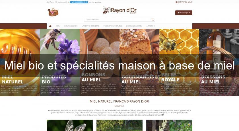 Miel bio et spécialités maison à base de miel Miel bio et spécialités maison à base de miel
