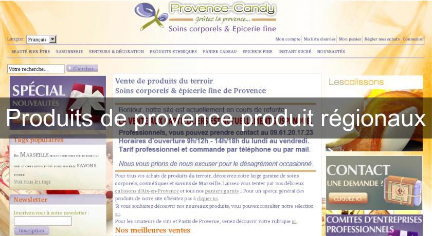 Produits de provence produit régionaux Produits de provence produit régionaux