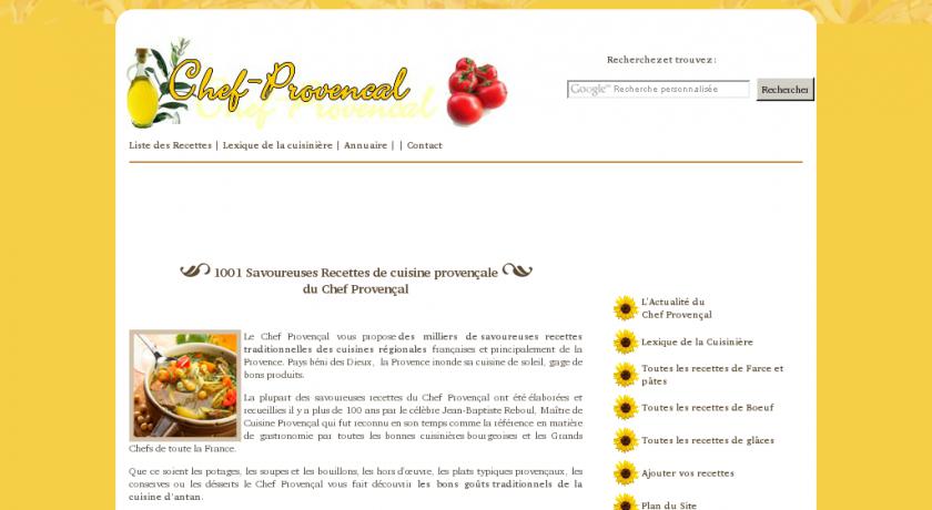 Recettes de cuisine du chef provencal Recettes de cuisine du chef provencal
