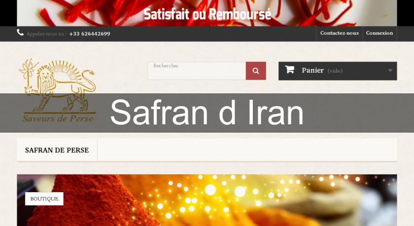 Safran d'Iran Safran d'Iran