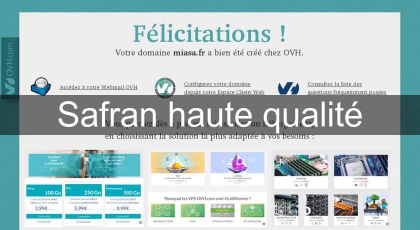 Safran haute qualité Safran haute qualité