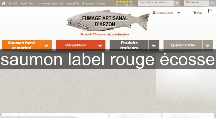 saumon label rouge écosse saumon label rouge écosse