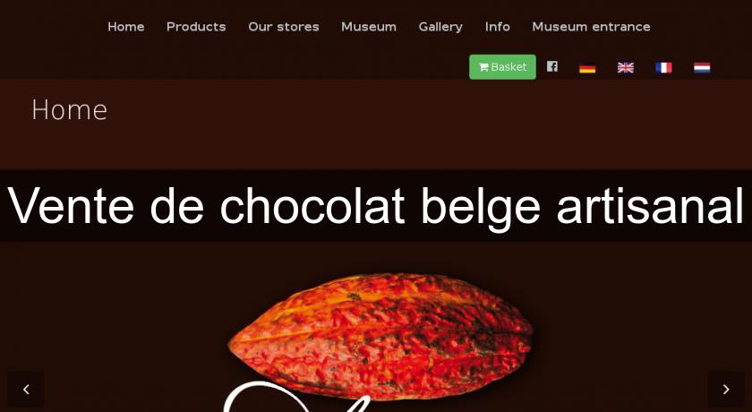 Vente de chocolat belge artisanal Vente de chocolat belge artisanal