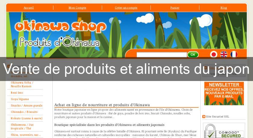 Vente de produits et aliments du japon Vente de produits et aliments du japon