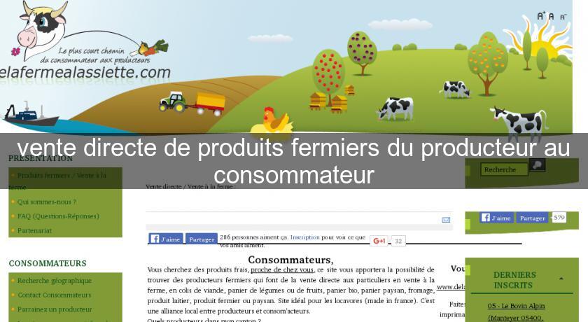 vente directe de produits fermiers du producteur au consommateur vente directe de produits fermiers du producteur au consommateur