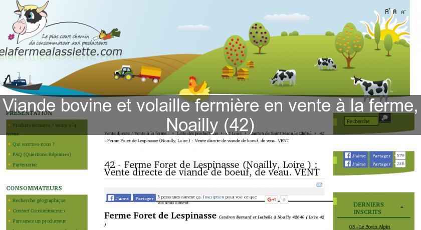 Viande bovine et volaille fermière en vente à la ferme, Noailly (42) Viande bovine et volaille fermière en vente à la ferme, Noailly (42)