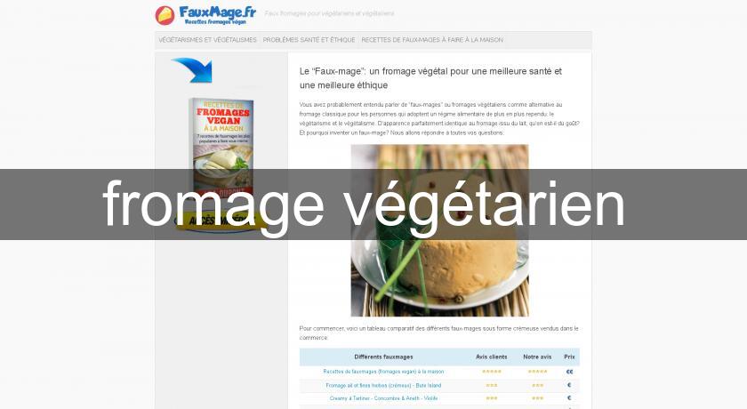 fromage végétarien fromage végétarien