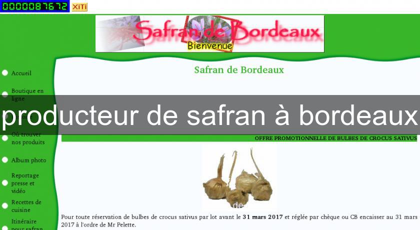 producteur de safran à bordeaux producteur de safran à bordeaux