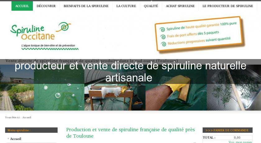 producteur et vente directe de spiruline naturelle artisanale producteur et vente directe de spiruline naturelle artisanale