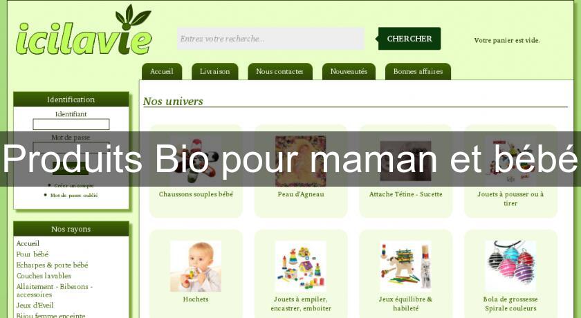 Produits Bio pour maman et bébé Produits Bio pour maman et bébé