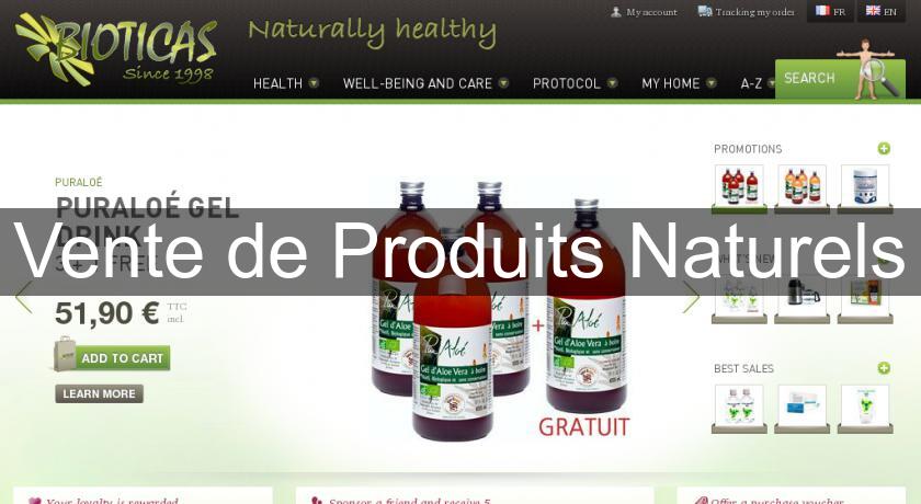 Vente de Produits Naturels Vente de Produits Naturels