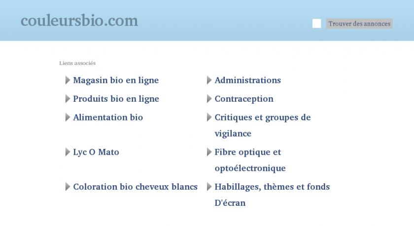 Votre magasin Bio en ligne - couleurs bio Votre magasin Bio en ligne - couleurs bio