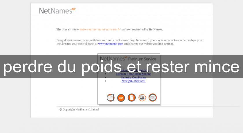 perdre du poids et rester mince perdre du poids et rester mince