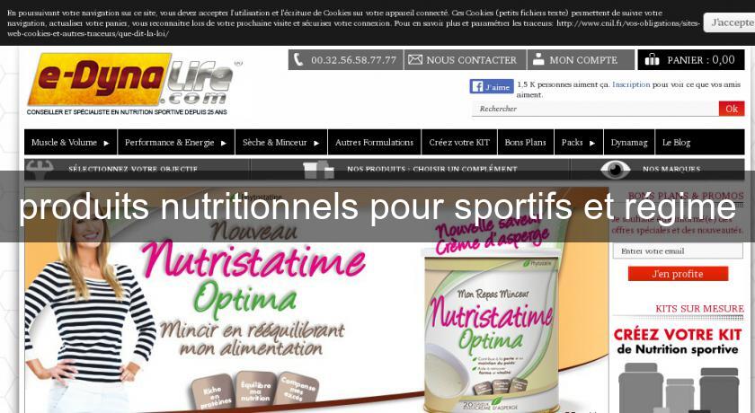 produits nutritionnels pour sportifs et régime produits nutritionnels pour sportifs et régime