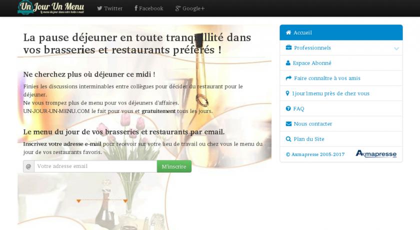menu des restaurants chaque jour par email menu des restaurants chaque jour par email
