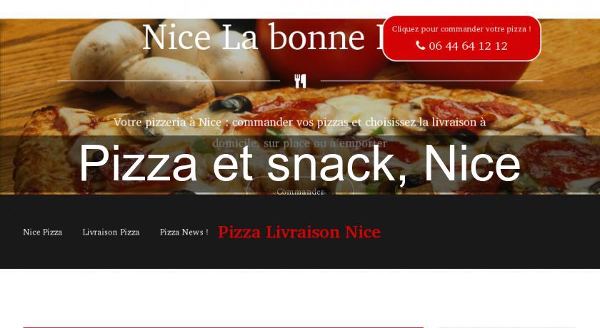 Pizza et snack, Nice Pizza et snack, Nice