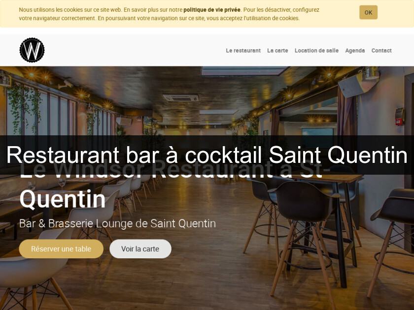 Restaurant bar à cocktail Saint Quentin Restaurant bar à cocktail Saint Quentin