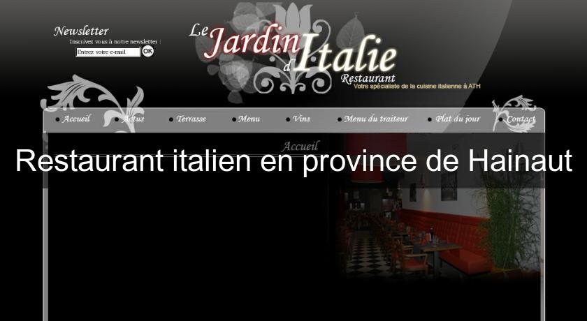 Restaurant italien en province de Hainaut Restaurant italien en province de Hainaut