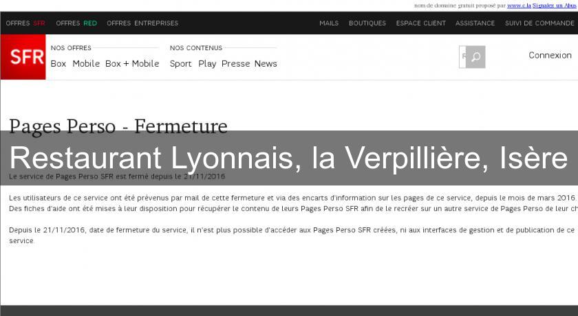 Restaurant Lyonnais, la Verpillière, Isère Restaurant Lyonnais, la Verpillière, Isère