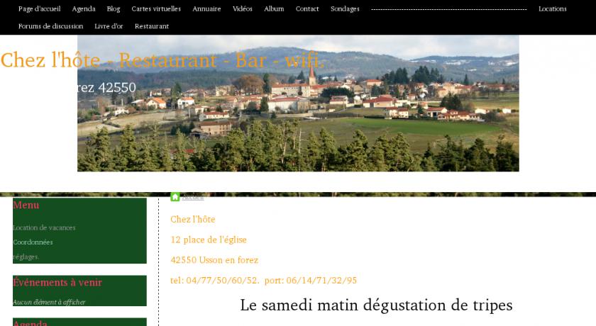 restaurant saladerie à Usson en Forez (42) restaurant saladerie à Usson en Forez (42)