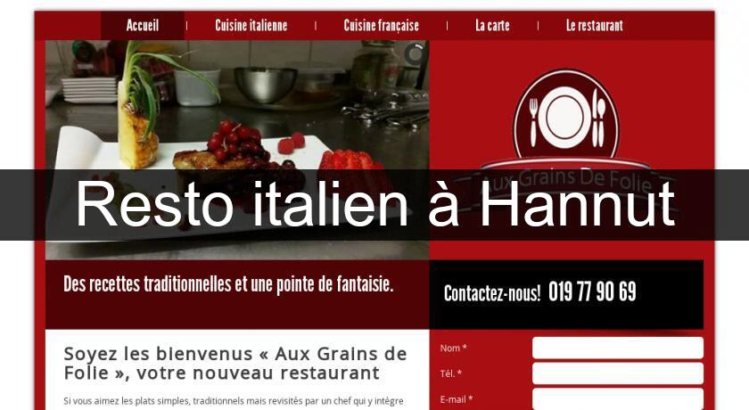 Resto italien à Hannut Resto italien à Hannut