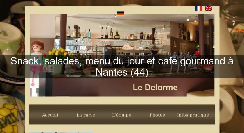 Snack, salades, menu du jour et café gourmand à Nantes (44) Snack, salades, menu du jour et café gourmand à Nantes (44)