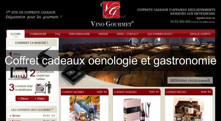 Coffret cadeaux oenologie et gastronomie Coffret cadeaux oenologie et gastronomie