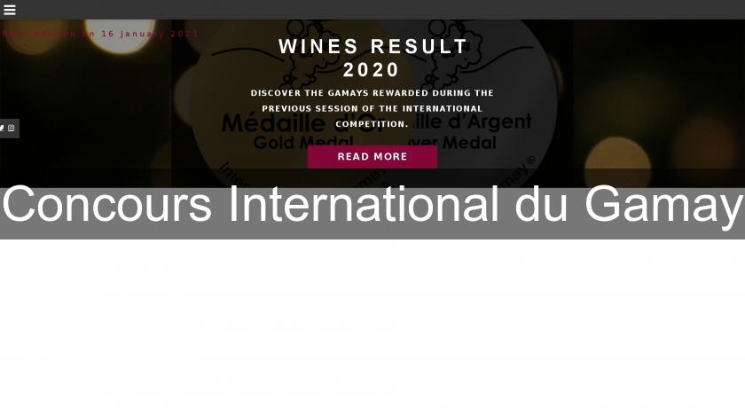 Concours International du Gamay Concours International du Gamay