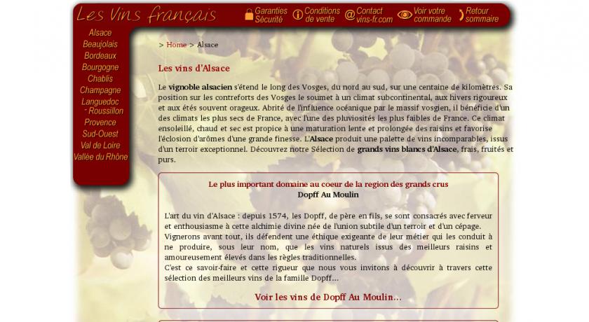 Les vins francais Les vins francais