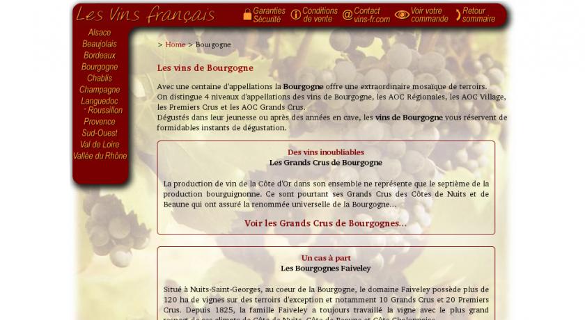 Les vins francais Les vins francais