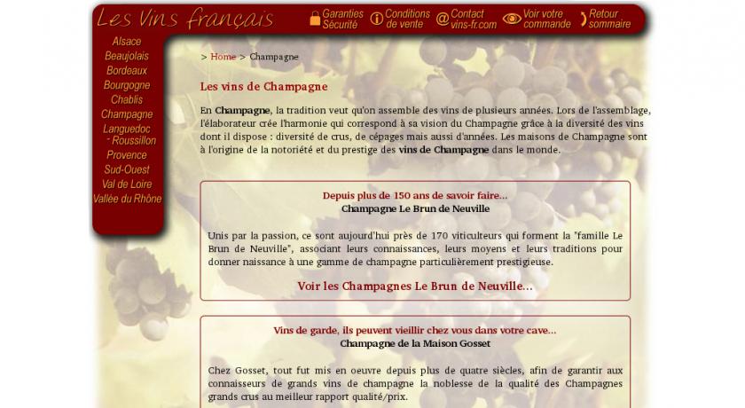 Les vins francais Les vins francais
