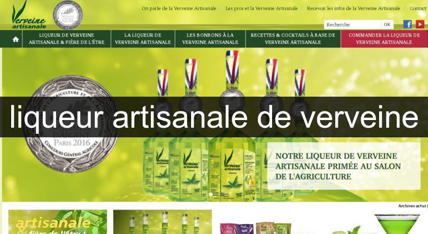 liqueur artisanale de verveine liqueur artisanale de verveine