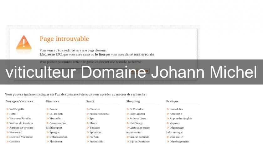 viticulteur Domaine Johann Michel viticulteur Domaine Johann Michel