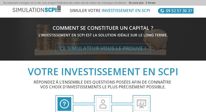 guide et simulation d'investissement en SCPI guide et simulation d'investissement en SCPI