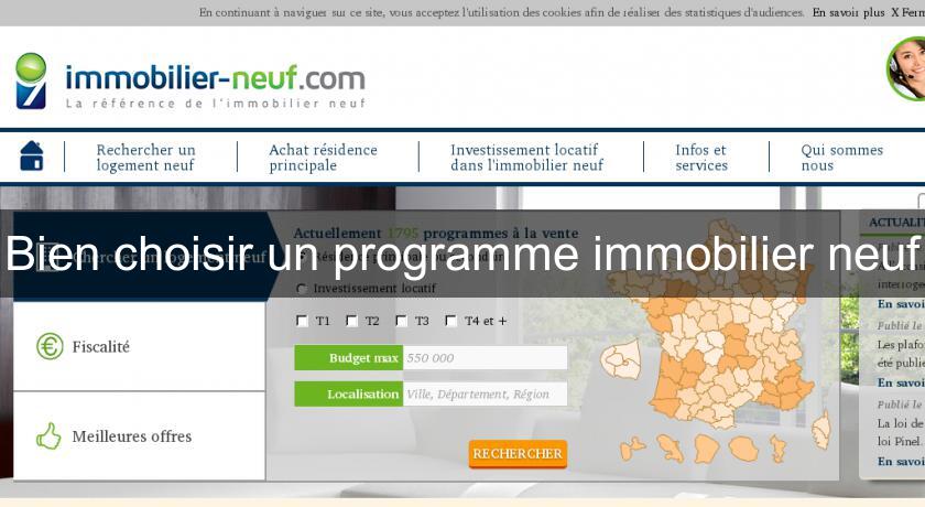 Bien choisir un programme immobilier neuf Bien choisir un programme immobilier neuf
