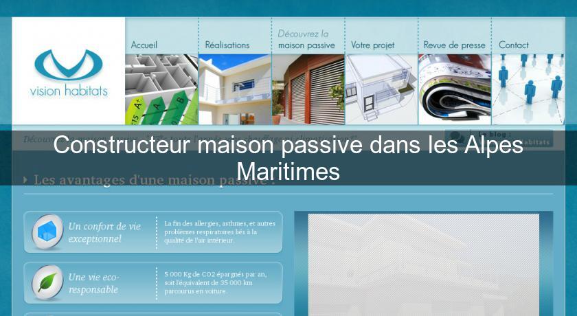 Constructeur maison passive dans les Alpes Maritimes Constructeur maison passive dans les Alpes Maritimes