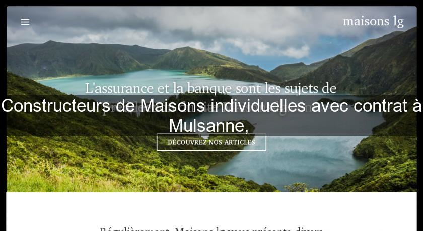 Constructeurs de Maisons individuelles avec contrat à Mulsanne, Constructeurs de Maisons individuelles avec contrat à Mulsanne,
