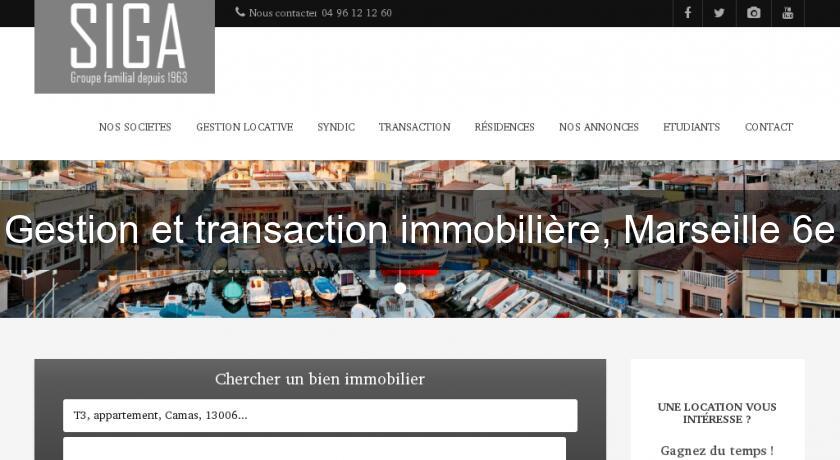 Gestion et transaction immobilière, Marseille 6e Gestion et transaction immobilière, Marseille 6e