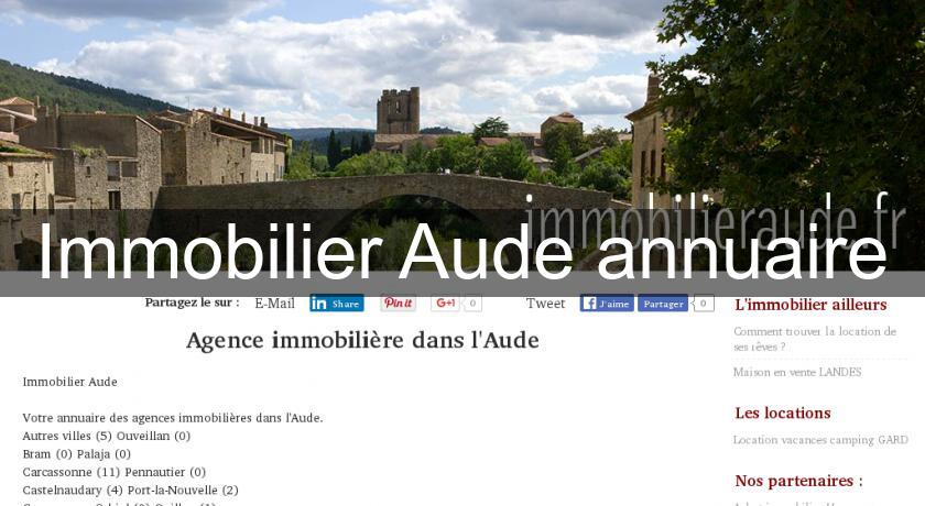 Immobilier Aude annuaire Immobilier Aude annuaire