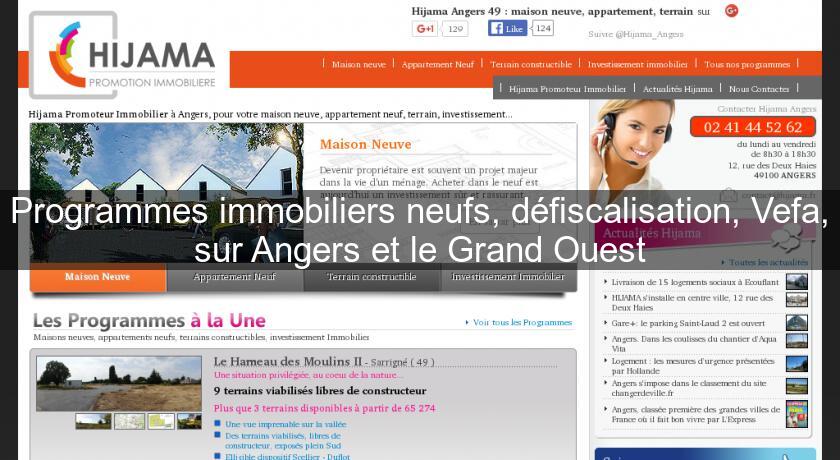 Programmes immobiliers neufs, défiscalisation, Vefa, sur Angers et le Grand Ouest Programmes immobiliers neufs, défiscalisation, Vefa, sur Angers et le Grand Ouest
